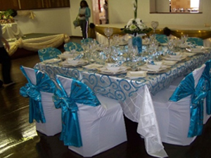 Cake Table & Guest Table Settings